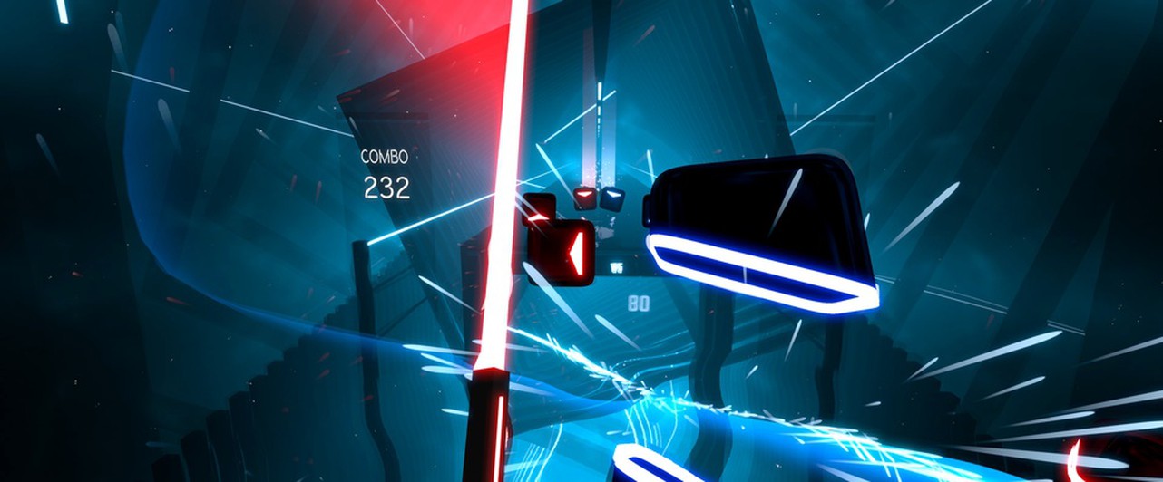 Самая высокооцененная игра в Steam — про разрубание мишеней световыми мечами