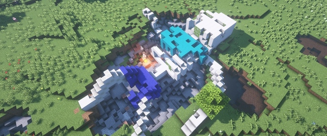 В Minecraft новый тренд — тут появляются гигантские рукотворные скелеты