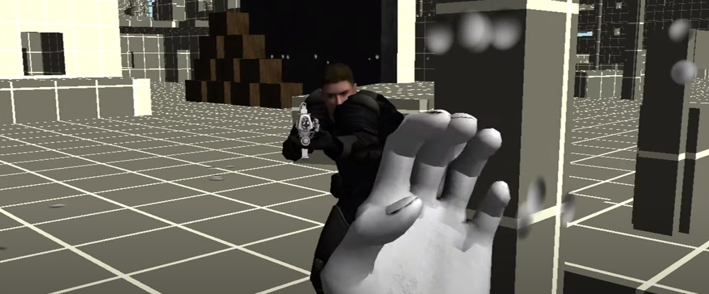 Геймплей прототипа Black 2: город-плейсхолдер и летающие надписи