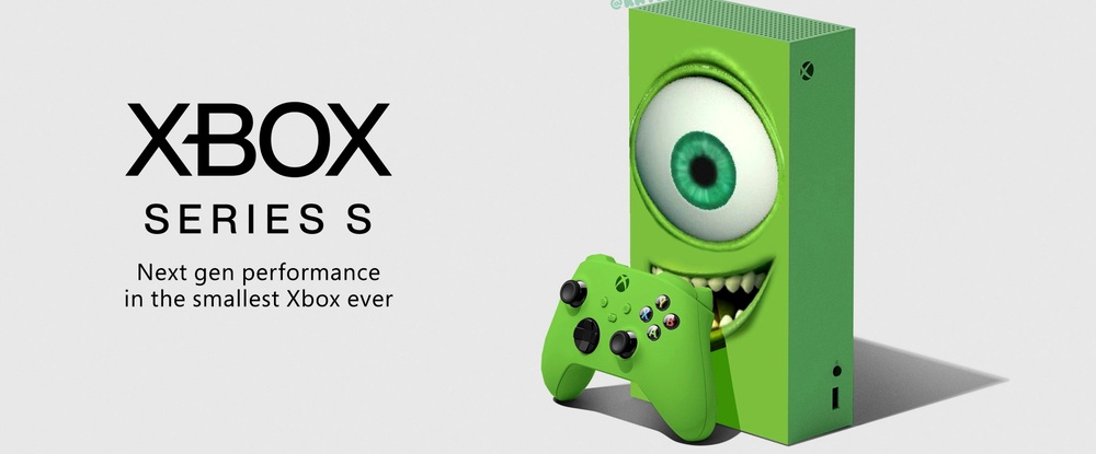 От Cyberpunk до Майка Вазовски: художники рисуют альтернативные версии Xbox Series S