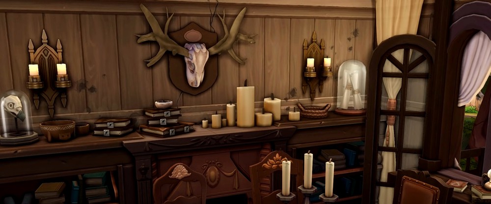 В The Sims 4 без модов построили городок в стиле World of Warcraft