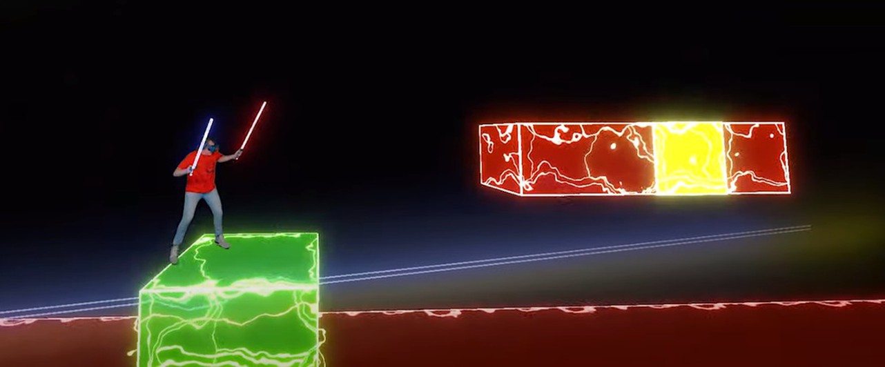 В Beat Saber воссоздали первый уровень Super Mario Bros.
