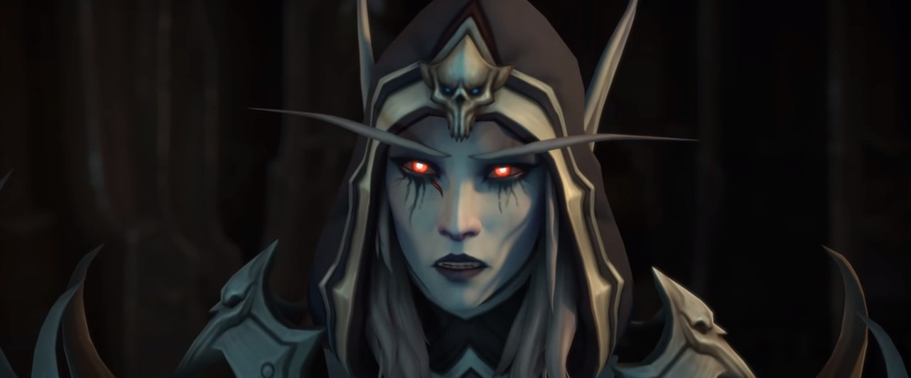 Утек сюжетный синематик World of Warcraft Shadowlands с Сильваной и Андуином