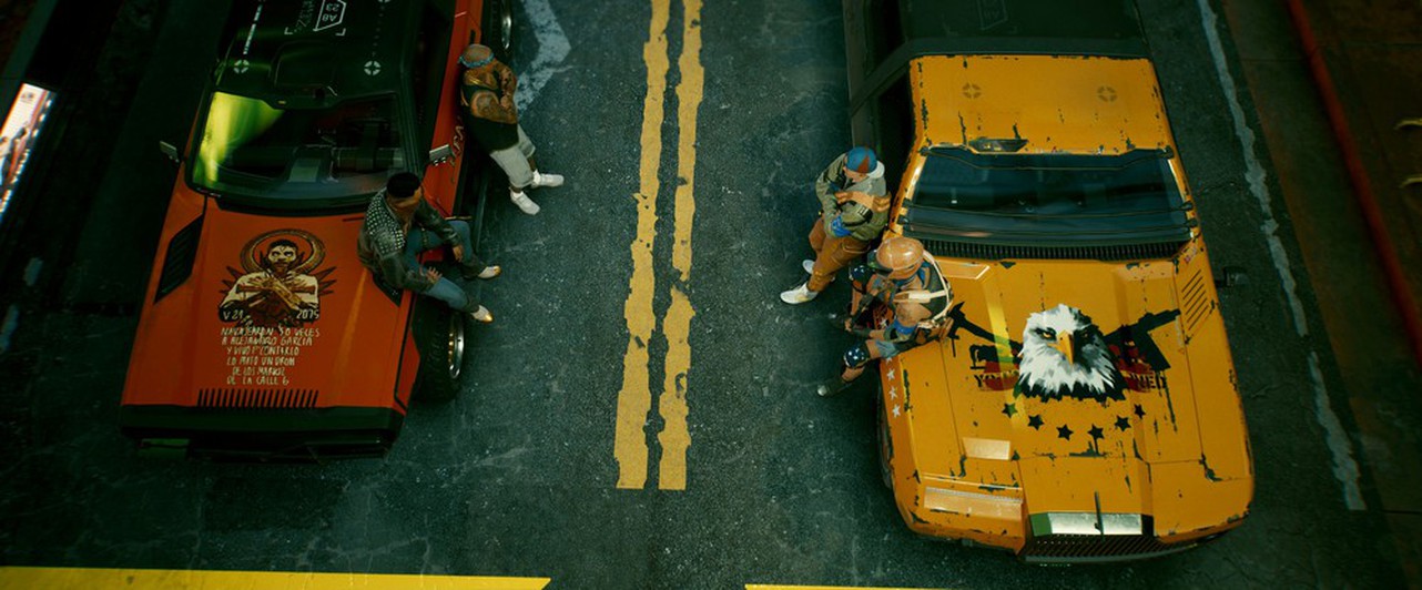 Машины в Cyberpunk 2077 перенастроили в стиле Forza