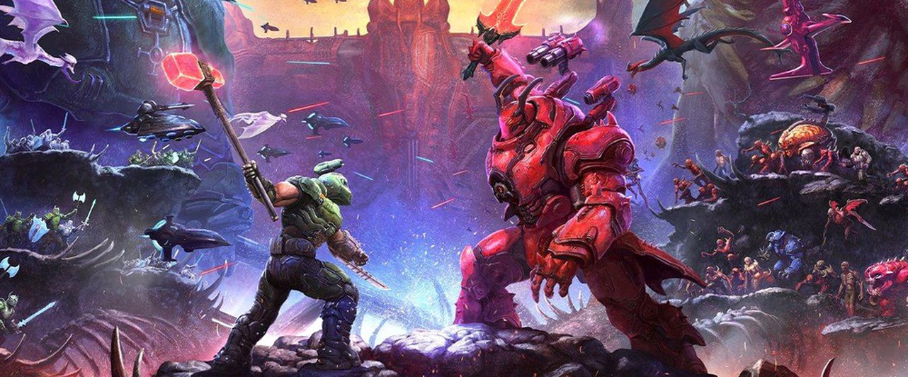 Утекли скриншоты и арт второго дополнения к Doom Eternal