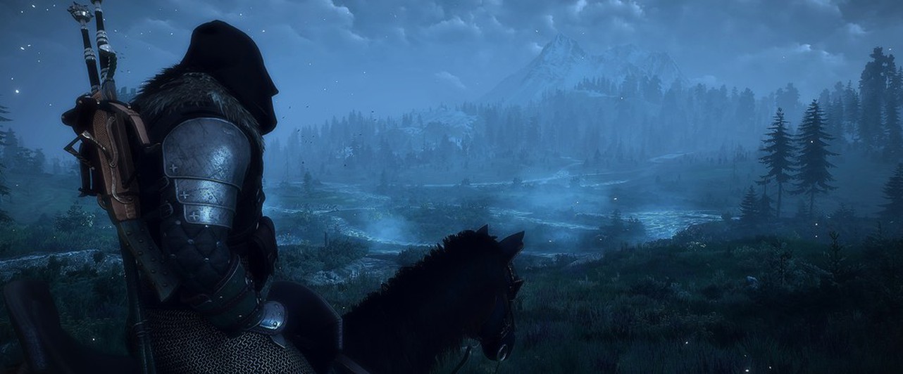 Видео: медитативная прогулка по The Witcher 3 с новой погодой