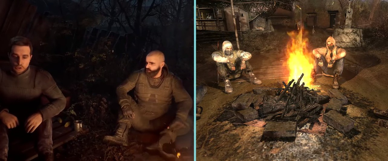 Графику S.T.A.L.K.E.R. 2 сравнили с первыми частями