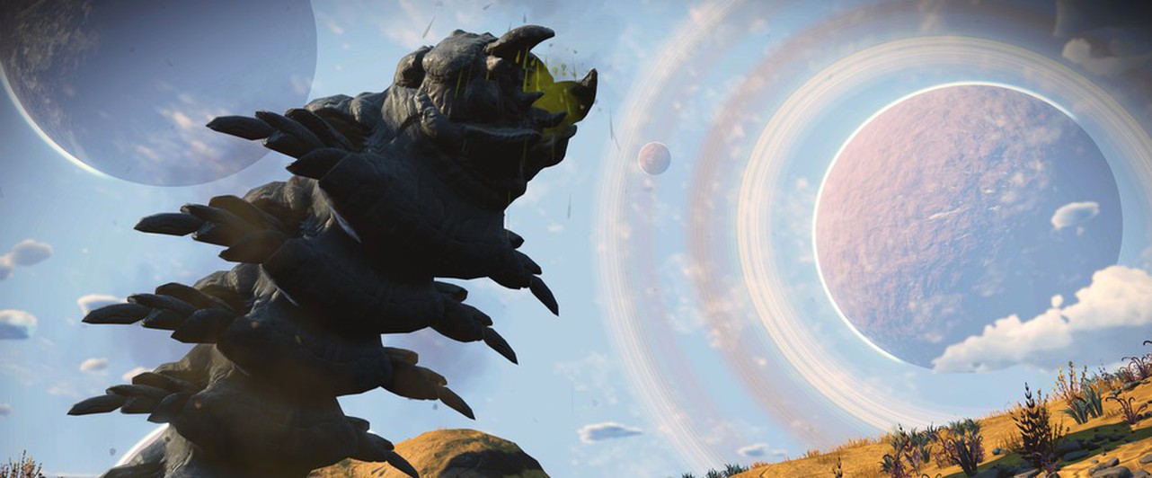 No Mans Sky получила бесплатную экспедицию с огромными червями — их можно приручать