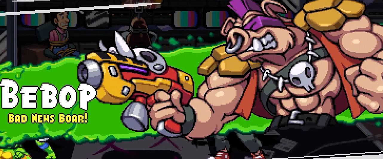 Черепашки против Бибопа: геймплей Teenage Mutant Ninja Turtles Shredders Revenge