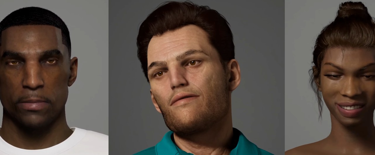 Персонажей GTA попробовали воссоздать на Unreal Engine 5, получилось страшновато