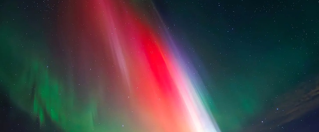 Северное сияние впервые засняли на Марсе