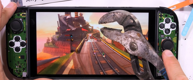 Nintendo Switch 2 испытали на прочность ножом и пассатижами