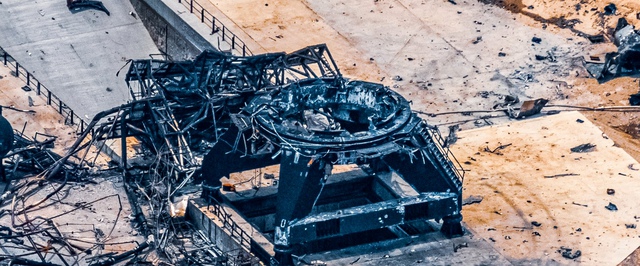 Как выглядит площадка SpaceX после взрыва Starship