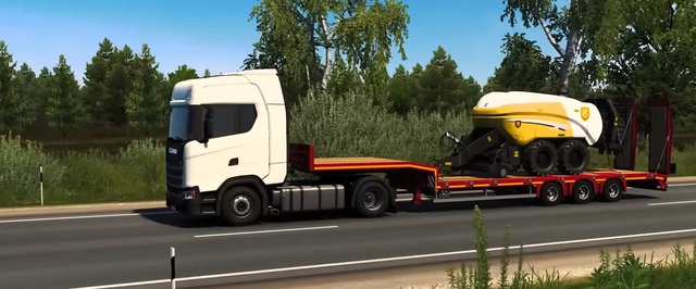 В Euro Truck Simulator 2 добавили перевозку комбайнов — вышло дополнение Farm Machinery