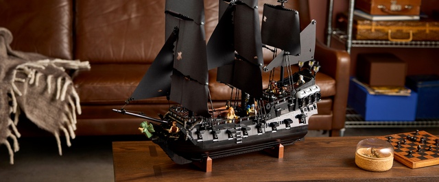 Фото: LEGO-версия «Черной жемчужины» из «Пиратов Карибского моря»