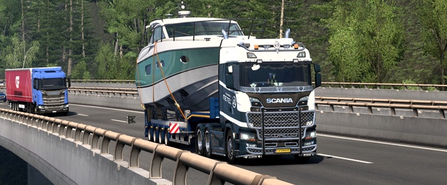 Авторы Euro Truck Simulator 2 показали островной город Олесунн из северного дополнения