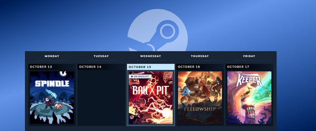 Steam начал тестировать личный календарь релизов — но без выходных