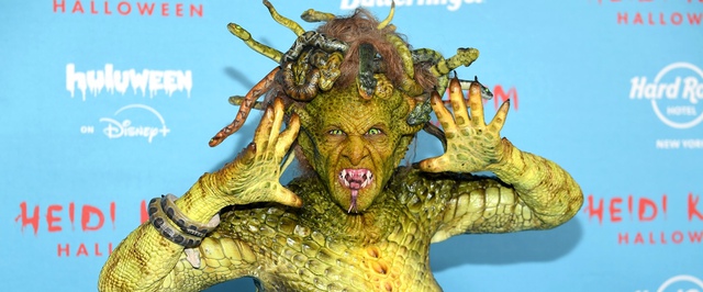 Хайди Клум стала Горгоной Медузой на Хэллоуин