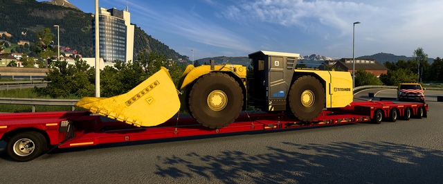 В Euro Truck Simulator 2 добавят перевозку подземного погрузчика и лопасти ветряной турбины