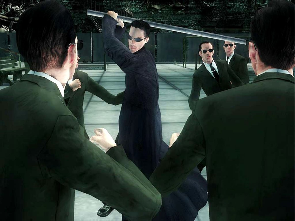 Нео силен. Игра Matrix Path of Neo. Matrix Path of Neo ps2. The Matrix Path of Neo. The Matrix: Path of Neo (2005).