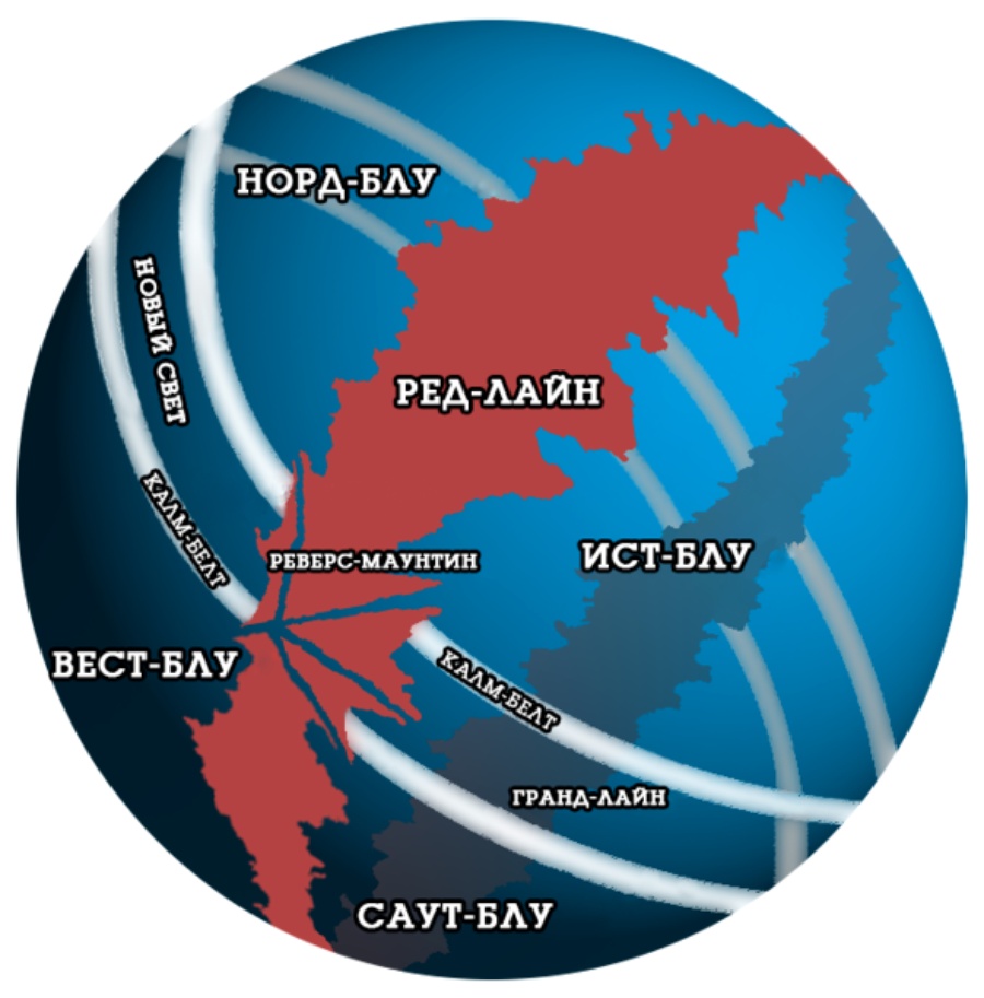 Мир ван пис карта мира