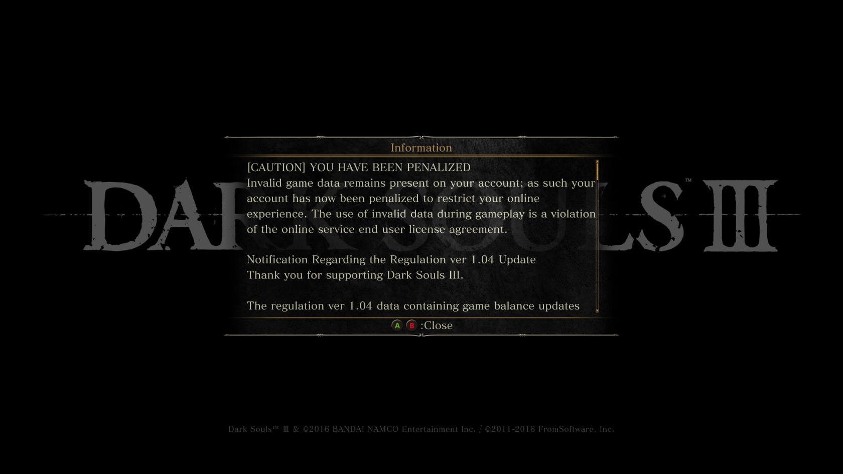 В Dark Souls 3 начали банить читеров - и не только читеров.