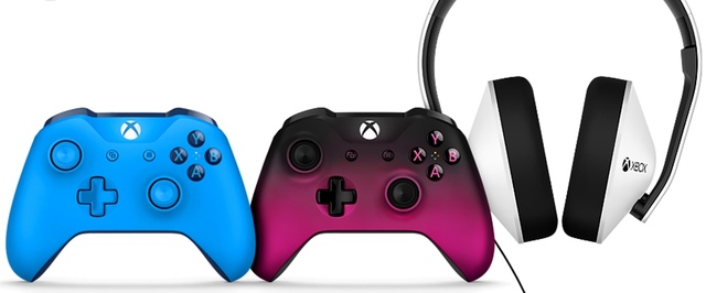 Xbox One получит новую гарнитуру и цветастые геймпады