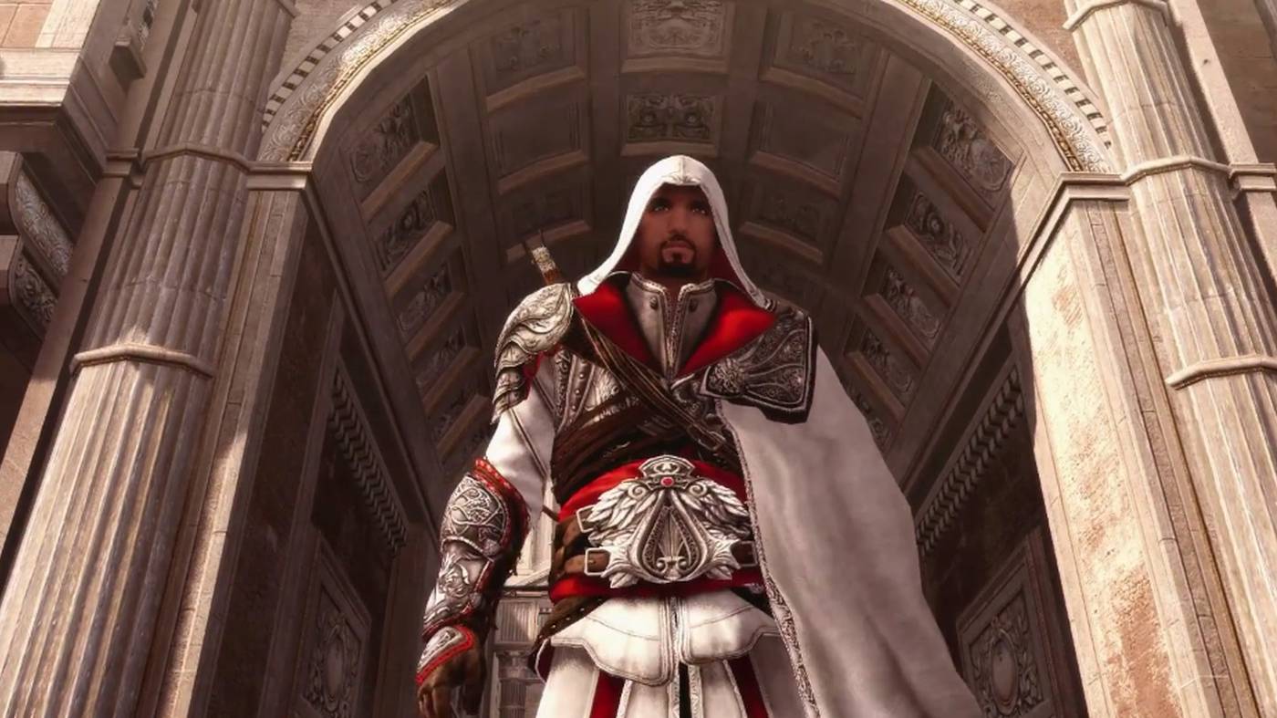 Крид будущая. Assassin's Creed the Ezio collection родовая усыпальница. Эцио в прыжке. Где костюм Эцио в Assassins Creed Unity. Все игры ассасина анонсированы.