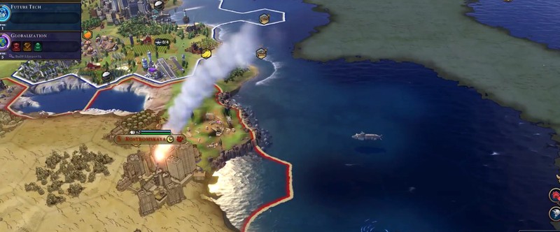 Как в Sid Meiers Civilization VI выглядит ядерный удар
