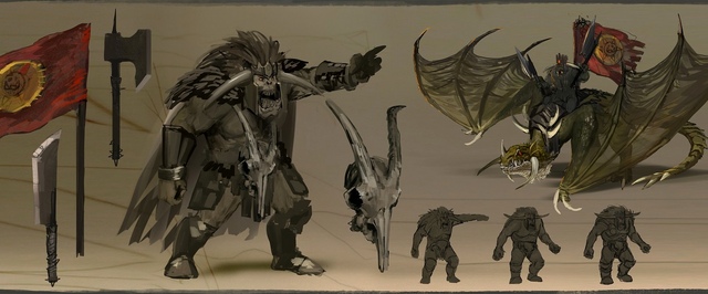 Концепт-арты, рендеры и анимации Total War: Warhammer