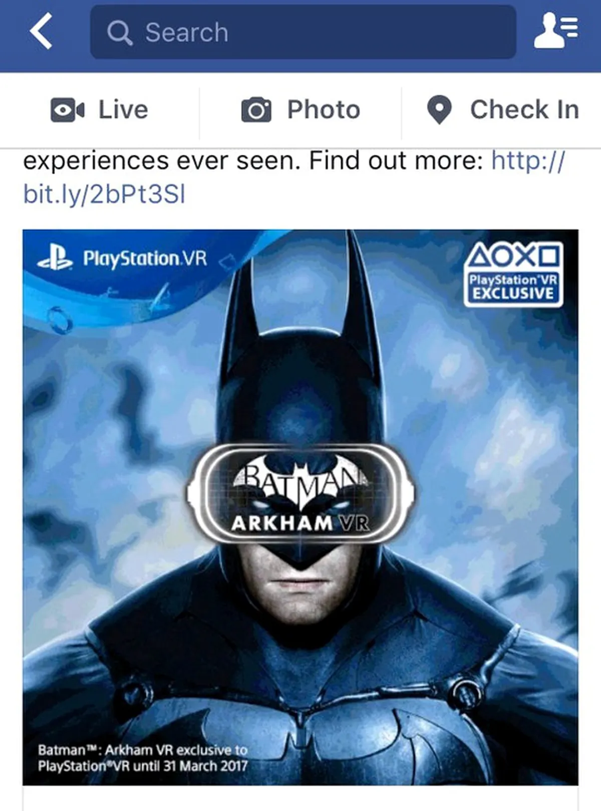 Batman: Arkham VR проходится за пару часов, игра будет временным  эксклюзивом для PlayStation VR