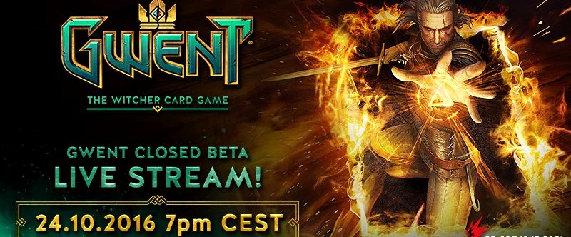 24 октября CD Projekt RED будет стримить бета-версию Гвинта