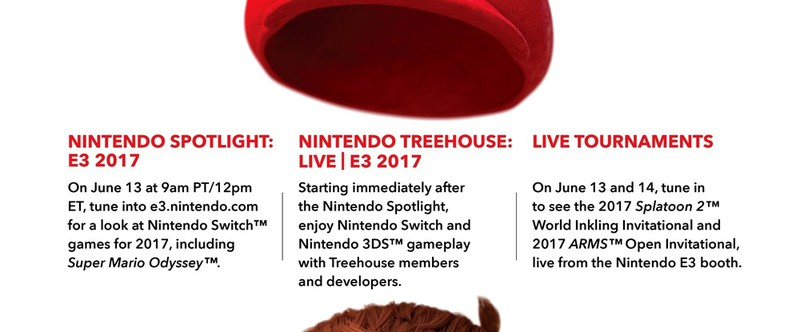 E3 2017: презентация Nintendo пройдет вечером 13 июня