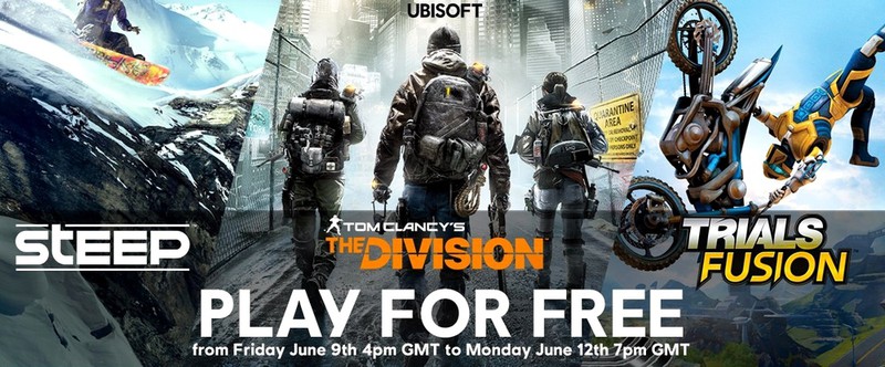 Бесплатные выходные в The Division, Steep и Trials Fusion