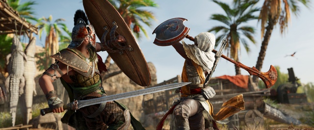 Скриншоты битв Assassins Creed Origins