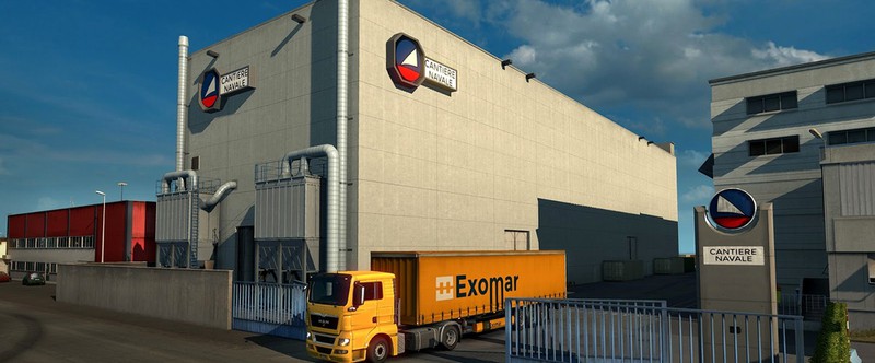 Euro Truck Simulator 2: новые промышленные зоны Италии