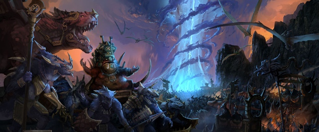 Эльфы, Скавены и Лизардмены на артах Total War: Warhammer 2