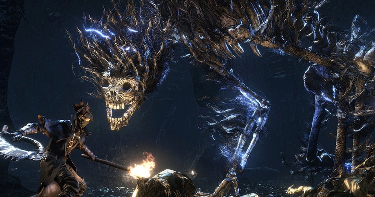 Черные монстры видео. Darkbeast Paarl. Черное чудовище Паарл. Бладборн финальный босс. Бладборн боссы.