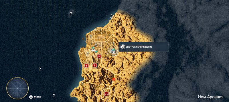 храм тота в assassins creed на карте