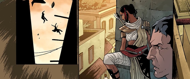 Листаем страницы первого комикса по Assassins Creed Origins