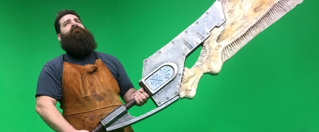 Посмотрите, как создавался двухметровый меч из Monster Hunter World