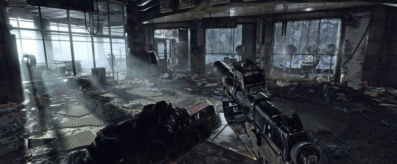 В Metro Exodus есть пушка с винтом от мясорубки и прицел, сделанный из советской монеты