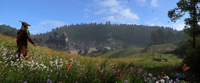 В Kingdom Come Deliverance прогулка от края до края игрового мира занимает час реального времени