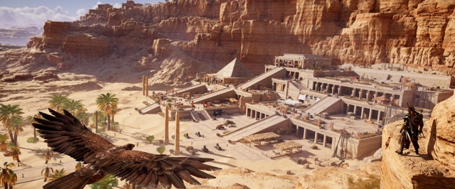 Карта дополнения «Проклятие фараонов» для Assassins Creed Origins состоит из шести крупных районов