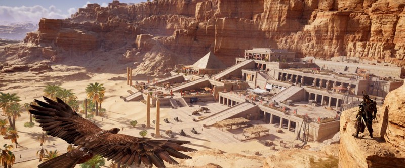 Карта дополнения «Проклятие фараонов» для Assassins Creed Origins состоит из шести крупных районов