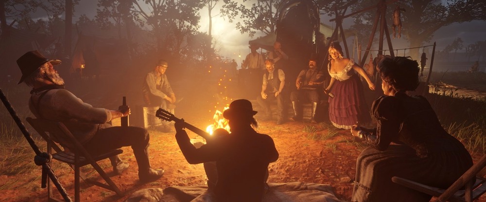 Бородатый Морган, Джон Марстон и другие герои на новых скриншотах Red Dead Redemption 2