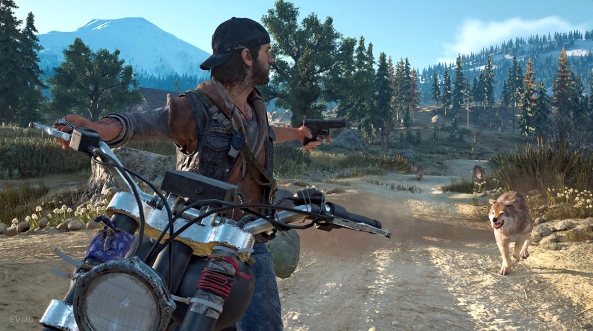 Days gone again. Days gone Дикон. Дикон сент Джон дейс Гон. Дикон сент Джон Days gone Скриншоты. Дикон сент Джон мотоцикл.