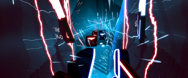 Beat Saber, VR-игру про разрубание мишеней световыми мечами, купили больше 100 тысяч раз