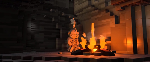 В LEGO Worlds воспроизвели кусочек Dark Souls