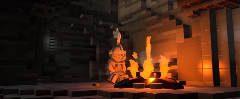 В LEGO Worlds воспроизвели кусочек Dark Souls
